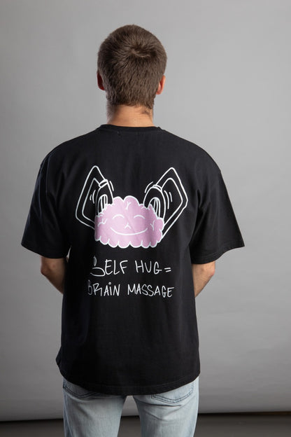 Black Self Hug T-Shirt