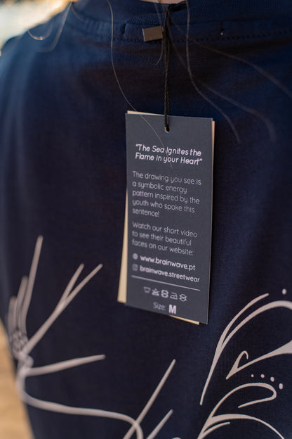 "The Sea Ignites the Flame in your Heart" T-shirt